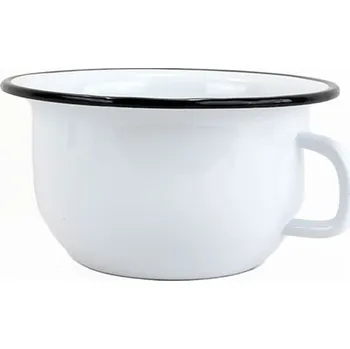 Nočník VEF Smaltovaný nočník ø 23 cm bílý