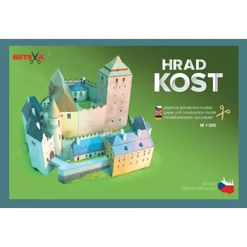 Papírový model Hrad Kost 1:300 - Betexa