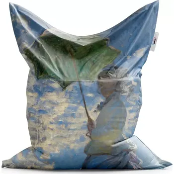 Sedací pytel Sablio Sedací vak Classic Dáma se slunečníkem - Claude Monet - 150x100 cm