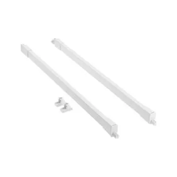 Nábytkové kování GTV MBPRO Čtvercová podélná lišta pro zásuvky MBPRO 550mm bílá