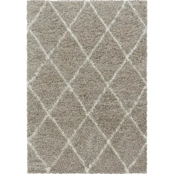 Koberec Kusový koberec Alvor shaggy 3401 beige Varianta: 80x150 cm