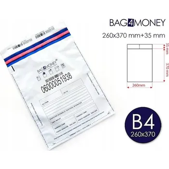 Obálka Bezpečnostní obálky B4 bílé 50 Ks. 260x370