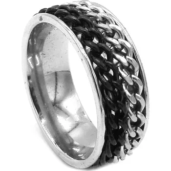 Prsten Steel Jewelry Prsten ROTAČNÍ Chirurgická ocel RI240131 Velikost: 7 (EU: 54 - 56) dárkové balení zdarma