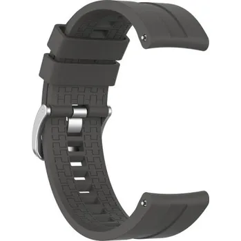 Řemínek na hodinky BSTRAP | BStrap Silicone Cube reminek na Huawei Watch GT/GT2 46mm, dark gray (SHU004C0212)