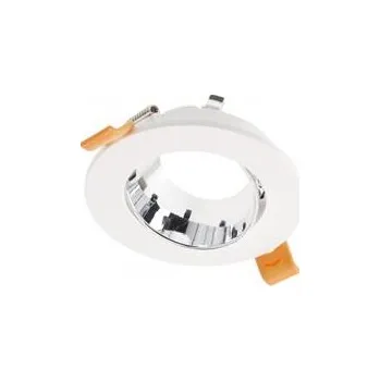 GTV Stropní bodové svítidlo ARIES, IP20, ? 90 * 30mm, kulaté, bílá/chrom