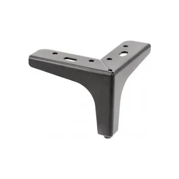 Nábytkové kování GTV Ocelová patka STGY 135x135 h=100mm černá podložka
