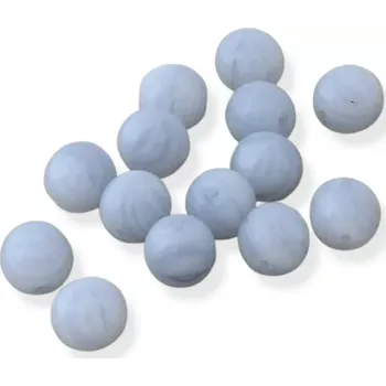 Korálek Korálky skleněné kuličky šedé 6mm - 20 ks