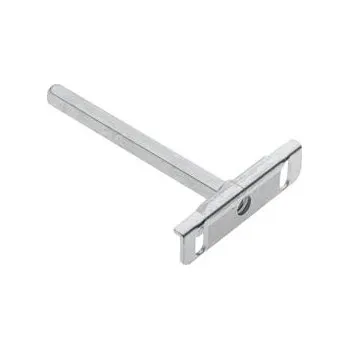 Nábytkové kování GTV Podpěra police neviditelná smart 76x19x11 mm, kolík 10x100 mm