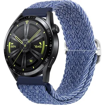 Řemínek na hodinky BSTRAP | BStrap Braid Nylon reminek na Garmin Venu 2, blue white (SSG035C0108)