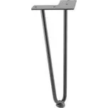 GTV Noha hairpin ARTO s kluzákem, 2 ramena, 10 x 304 mm, černá