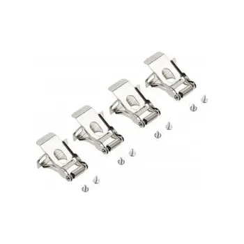 Nábytkové kování GTV SADA ZAPUŠTĚNÝCH PANELŮ 4 HÁČKY NA ZADNÍ DESKU