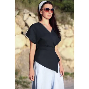 Dámská halenka Lotika Autorská 100% lněná halenka Lotika 1038236