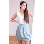 Lotika Balonová lněná mini sukně Lotika Czech design 785422