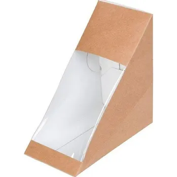 Jednorázové nádobí Sendvičový box 121/121/68mm 25ks