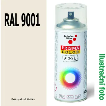 Barva ve spreji Schuller Eh'klar Sprej RAL 9001 barva krémová PRISMA COLOR 91014