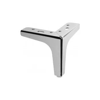 Nábytkové kování GTV StGY ocelová patka, 135x135, h=130mm, chrom