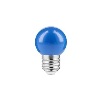 GTV LED, B45C, MODRÁ, E27, 1,0W, AC220-240V, 270°, 50lm