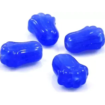 Korálek Korálky skleněné tulipány modré - 12 ks