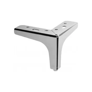 Nábytkové kování GTV Nožka ocelová STGY 135x135 h=100 mm chrom
