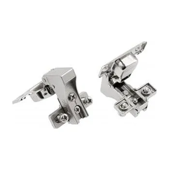 Nábytkové kování GTV Hydraulický závěs úhlový 90°, krátké rameno, slide on, podložka H=0 s