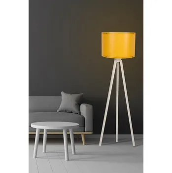 Stojací lampa ASIR Stojací lampa 117 krémová žlutá