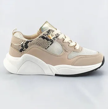 Dámská běžecká obuv Béžové dámské sportovní boty (6348) odstíny béžové XL (42)