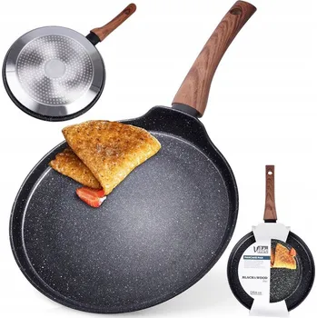 Pánev Pánev na palačinky Vilde Black&Wood 26 cm granitová