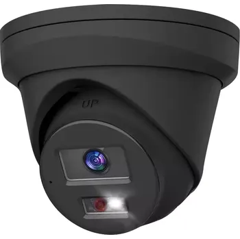 Bezpečnostní kamera 8MP IP PoE turret kamera, černá, H