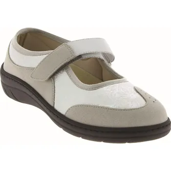 Dámské baleríny PodoWell VIRTUEL obuv pro širokou nohu stříbrná Velikost: 41