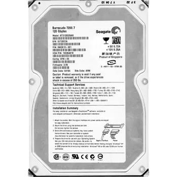 Interní pevný disk Pevný disk Seagate BARRACUDA 7200.7 ST3120026AS 120GB SATA 3,5"