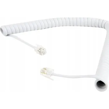 Datový kabel Telefonní kabel RJ-10 2m bílý