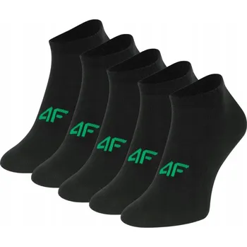 Pánské ponožky Ponožky 4F černé, bavlněné 39-42 5-pack
