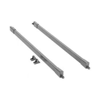 Nábytkové kování GTV MBPRO Čtvercová podélná lišta pro zásuvky MBPRO 450mm antracitová