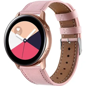 Řemínek na hodinky BSTRAP | BStrap Leather Italy reminek na Garmin Venu 2 Plus, pink (SSG012C0310)
