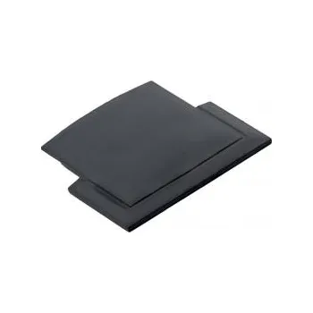 LED lišta GTV GLAX LED profilová krytka černá (10 ks v blistru)