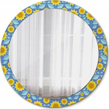 Zrcadlo Zrcadlo Kulaté Kruh Geometrické slunečnice 90cm
