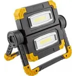 GTV WORKY LED světlomet, 2x10W COB, 1200lm, 6400K, Powerbank 5000mAh 5V 1A