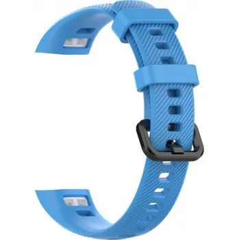 Řemínek na hodinky BSTRAP | BStrap Silicone Line reminek na Honor Band 4, light blue (SHO001C04)