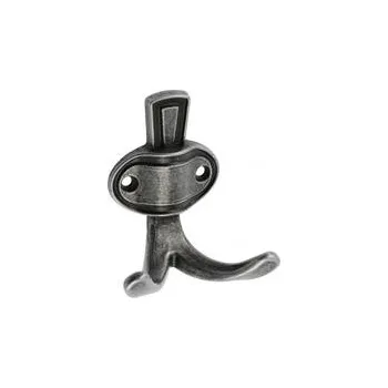 Věšák GTV Věšák slitinový CORUNA, malý antické stříbro