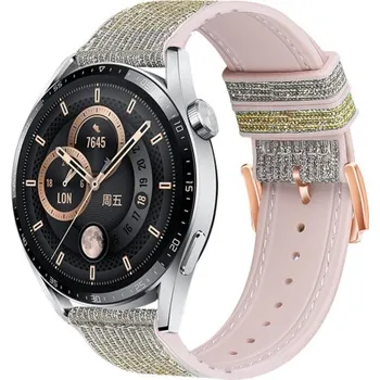 Řemínek na hodinky BSTRAP | BStrap Glitter reminek na Garmin Vivoactive 5, purple green