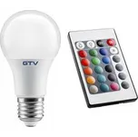 GTV LED SVĚTELNÝ ZDROJ, RGBW, A-G, 3000K, A60, E27, 9W, AC220-240V, 200°,