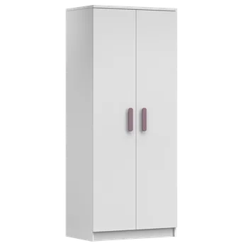 Dětská skříň Nábytek PEGAS s.r.o. Šatní skříň 2D SMYK I - 06, Bílá Mat/Vřes