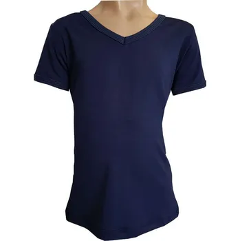 Dámské tričko FARMERS® Dámské tričko V BAMBUS tmavě modré krátký rukáv Velikost: M dámské