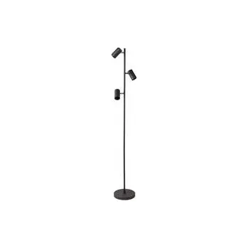 Stojací lampa GTV Stojací lampa VENETO, IP20, max. 20W, 3 x GU10, černá