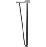 GTV Noha hairpin ARTO s kluzákem, 3 ramena, 12 x 406 mm, černá