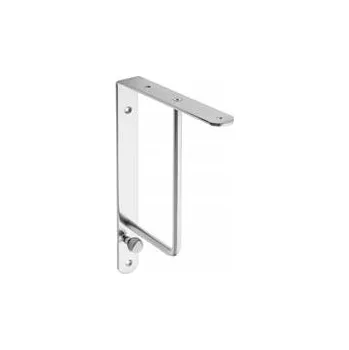 Nábytkové kování GTV Konzola stavební s výztuží s hákem (nerez)