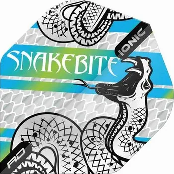Příslušenství pro šipky Letky Peter Wright Snakebite Ionic Coiled blue Red Dragon