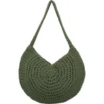 Módní dámská pletená kabelka na rameno Dióna, zelená