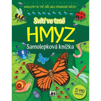 Svítí ve tmě: Hmyz samolepková knížka -…