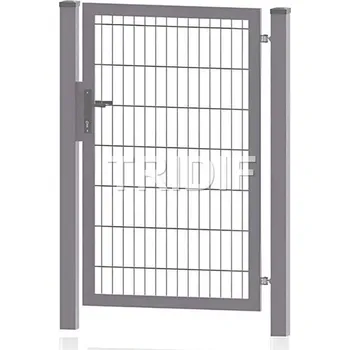 branka Branka s 2D panelem 6-5-6 / ŽÁROVÝ ZINEK / šířka 1000 mm / + 2 ks sloupků ZDARMA